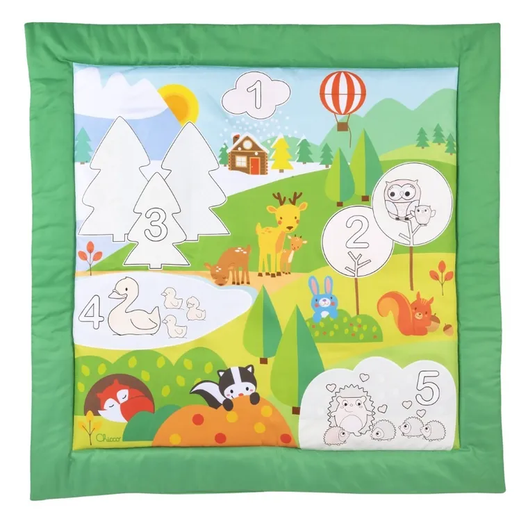 Chicco, Baby Senses, Cyfry, kolorowa mata edukacyjna