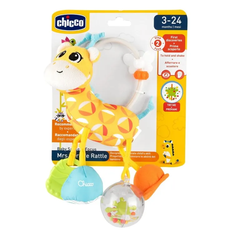 Chicco, Baby Senses, grzechotka, żyrafa