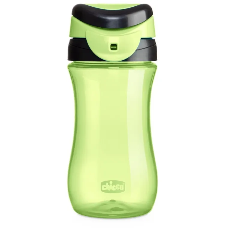 Chicco, bidon, zielony, 350 ml, 2l+