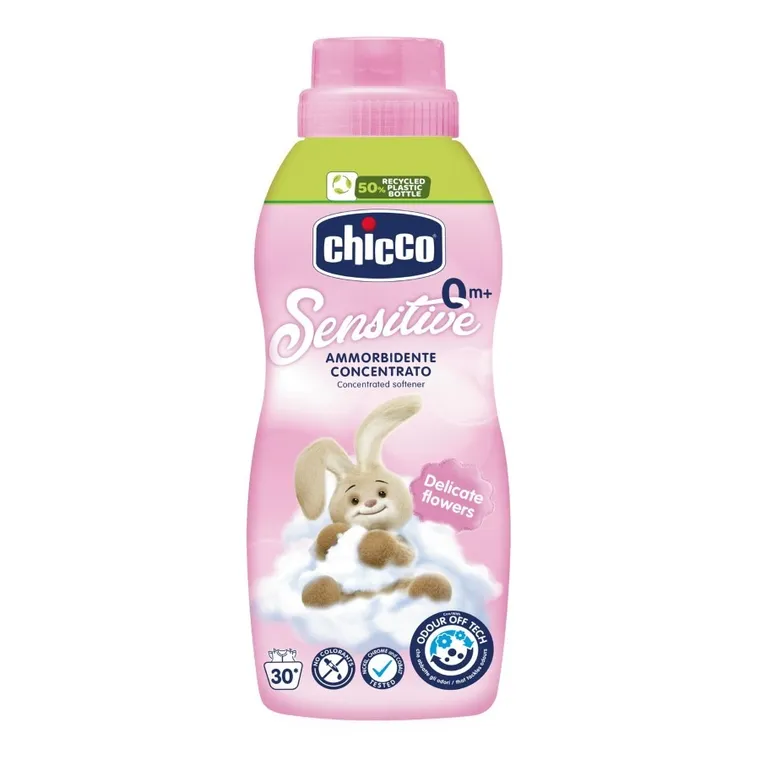 Chicco, Delicate Flowers, płyn do zmiękczania i płukania odzieży dziecięcej, 750 ml