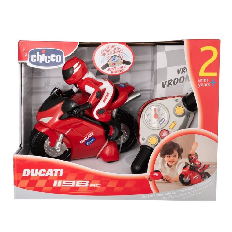 Chicco, Ducati, motor z figurką, pojazd zalnie sterowany