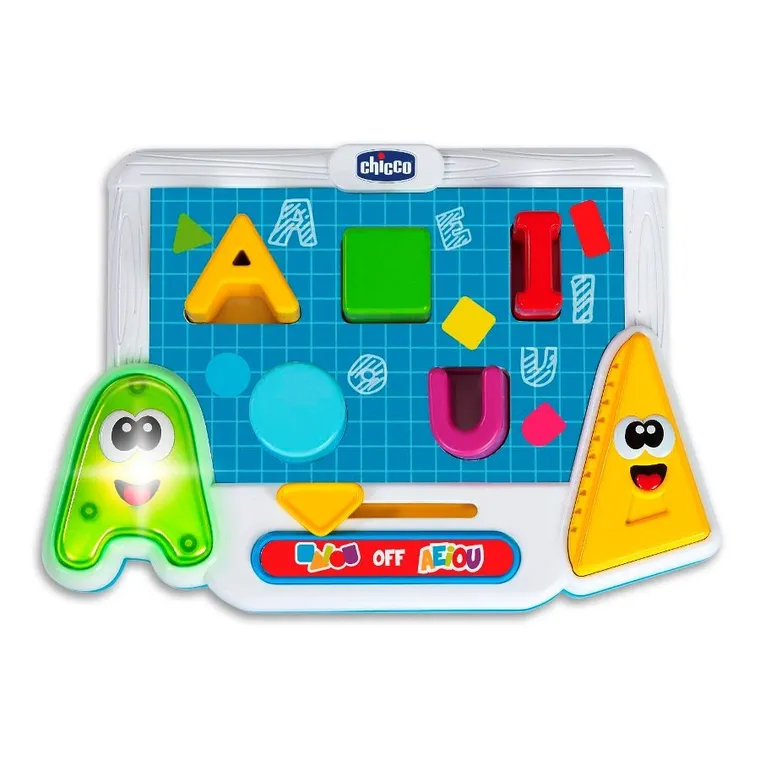 Chicco, Edu kolorowe samogłoski i kształty, zabawka edukacyjna