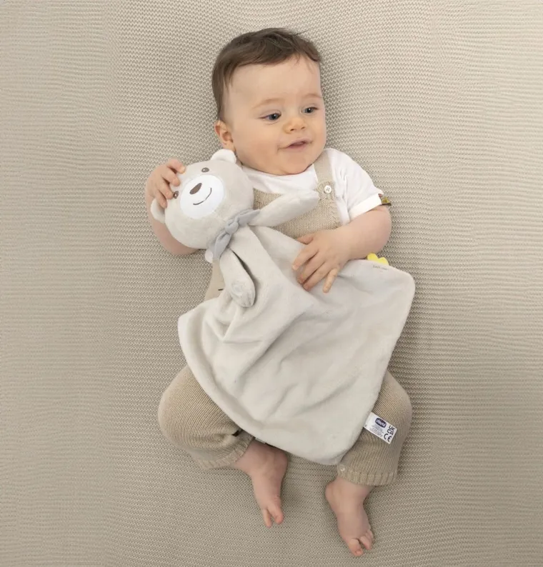 Chicco, First Dreams, przytulanka z muzyką, Maxi Doudou, beżowa