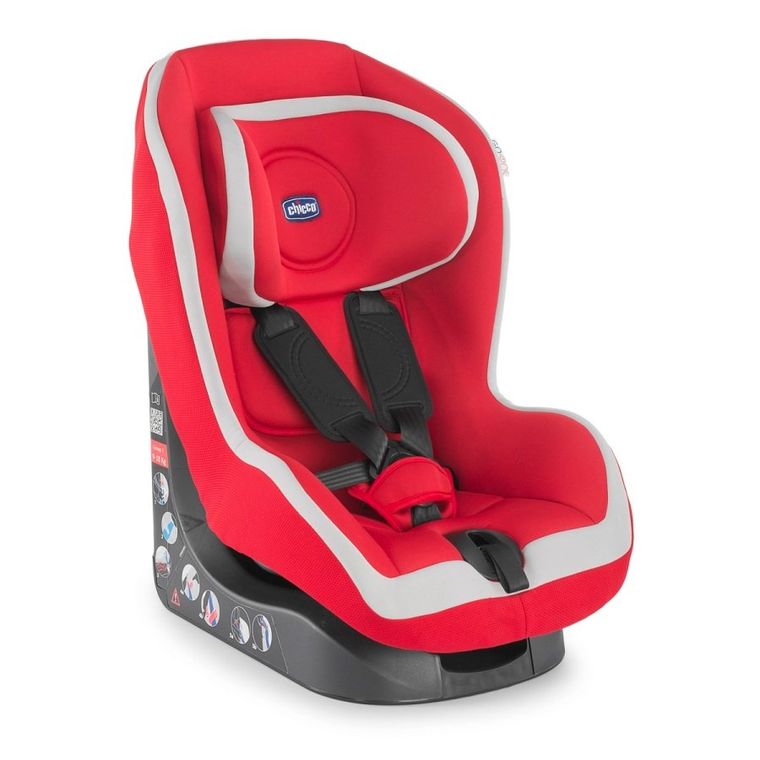 Chicco, Go-One, fotelik samochodowy, 9-18 kg, Red