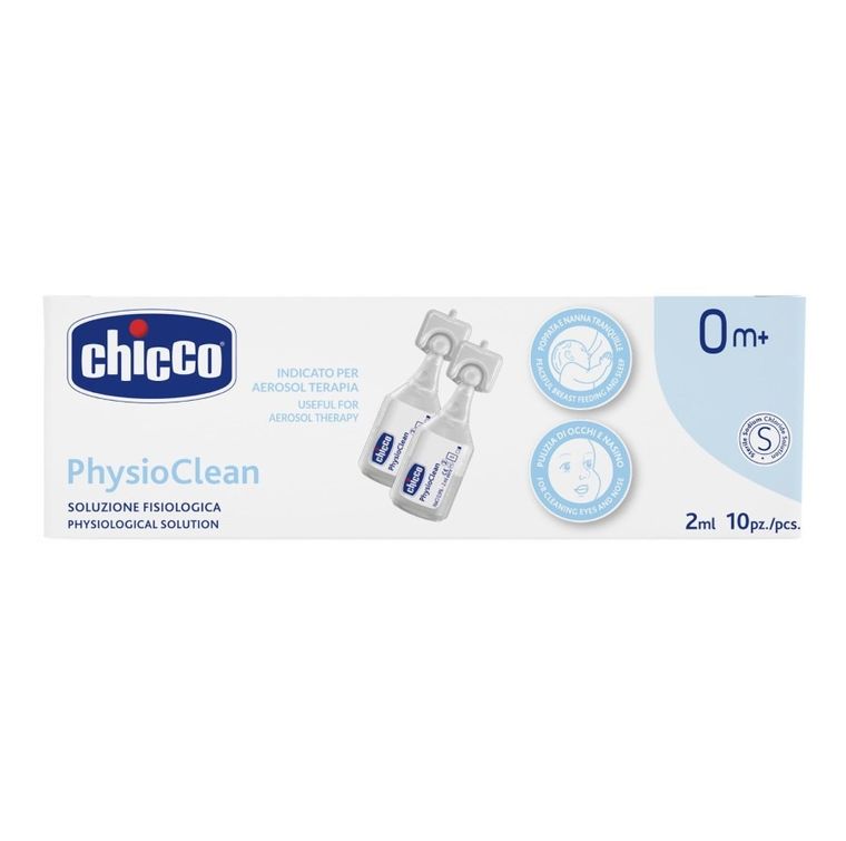 Chicco, izotoniczny roztwór soli fizjologicznej, 2 ml, 10 szt.