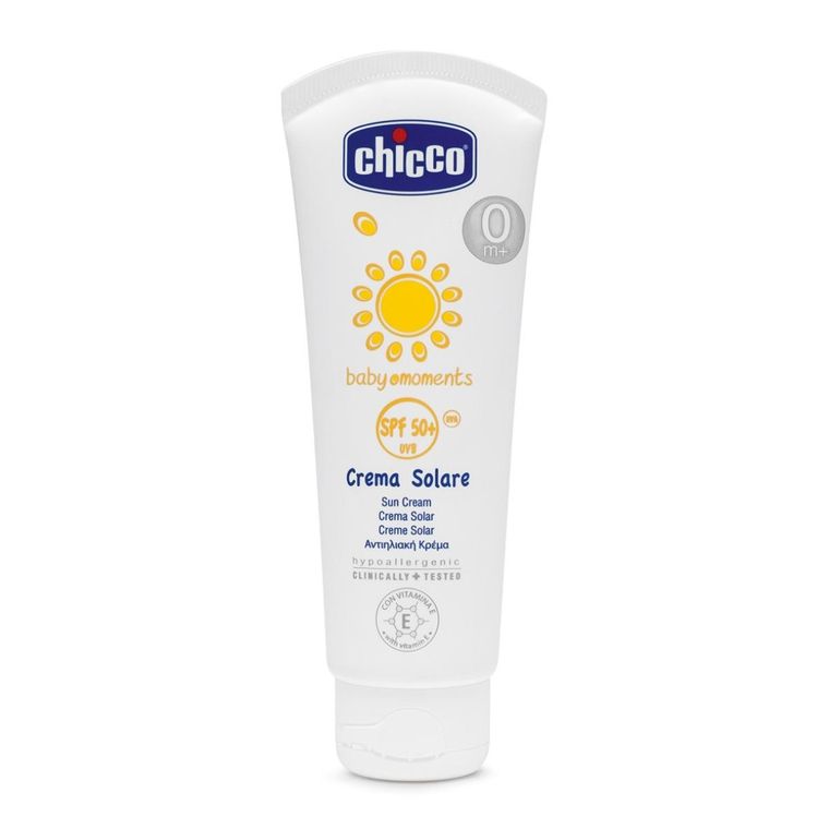 Chicco, krem do opalania, SPF 50+, 0m+, 75 ml