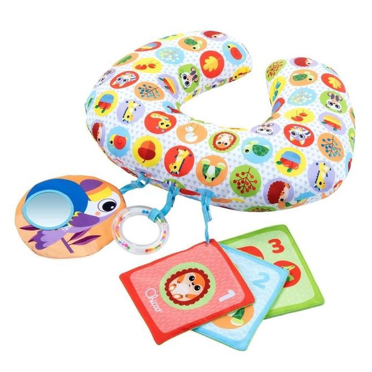 Chicco, Magic Forest, poduszka do zabawy z akcesoriami sensorycznymi