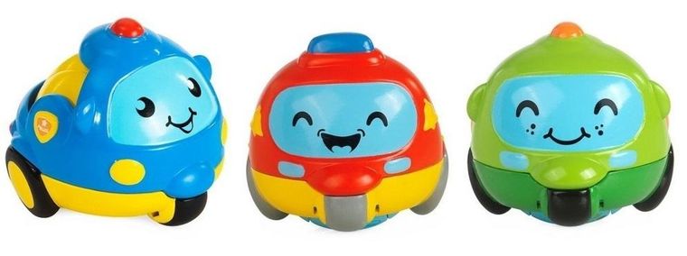 Chicco, miejski patrol, pojazdy, 3 szt.