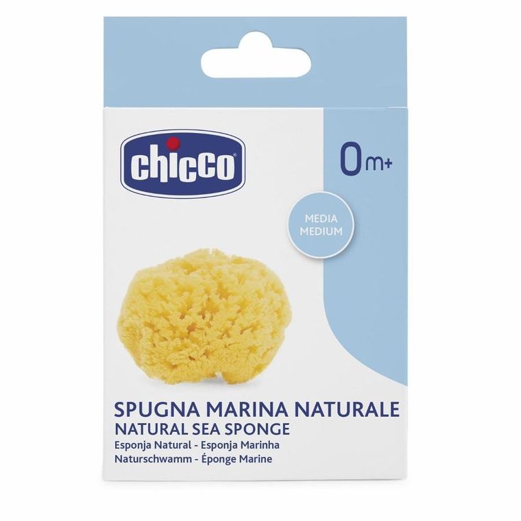Chicco, naturalna gąbka do kąpieli, 0m+