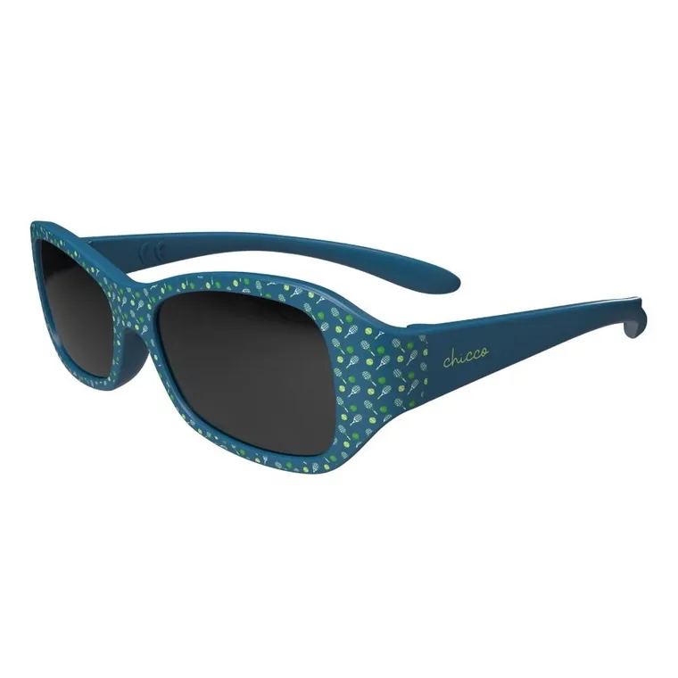Chicco, okulary przeciwsłoneczne + etui, 12m+, morskie