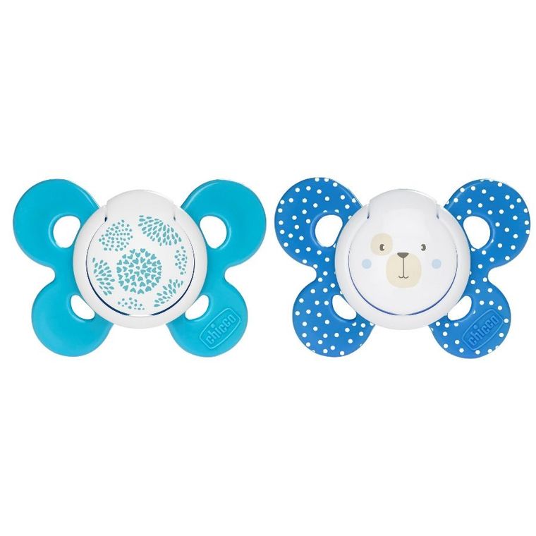 Chicco, PhysioForma Comfort, smoczek uspokajający, niebieski, 6-16m