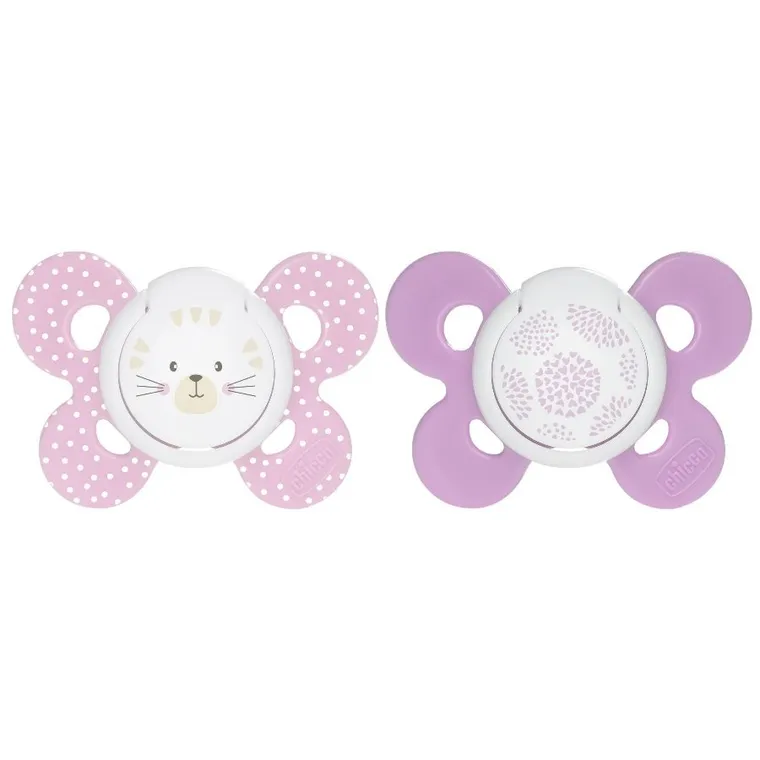 Chicco, PhysioForma Comfort, smoczek uspokajający, różowy, 6-16m