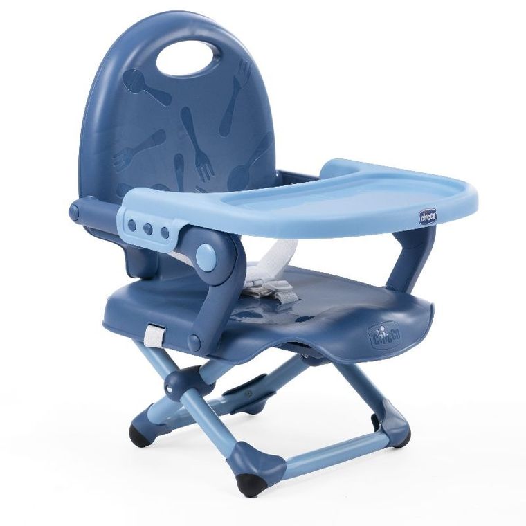 Chicco, Pocket Snack, krzesełko do karmienia, Deep Blue