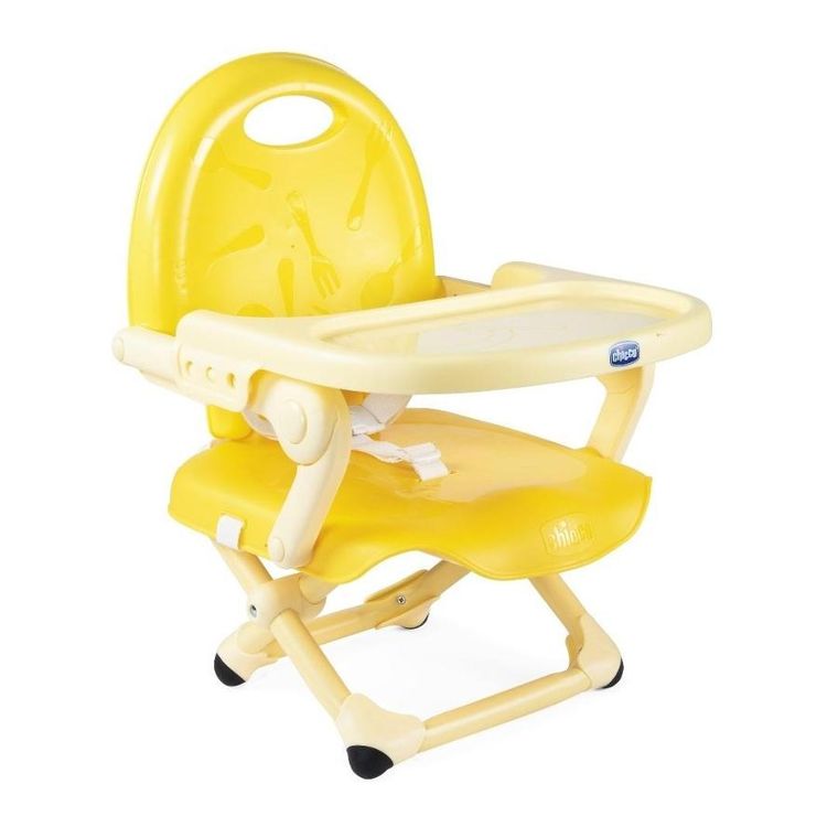 Chicco, Pocket Snack, krzesełko do karmienia, saffron, 6-36m