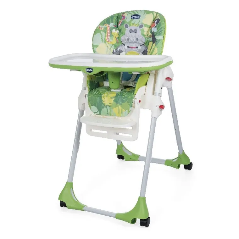 Chicco, Polly Easy, krzesełko do karmienia, Happy Jungle
