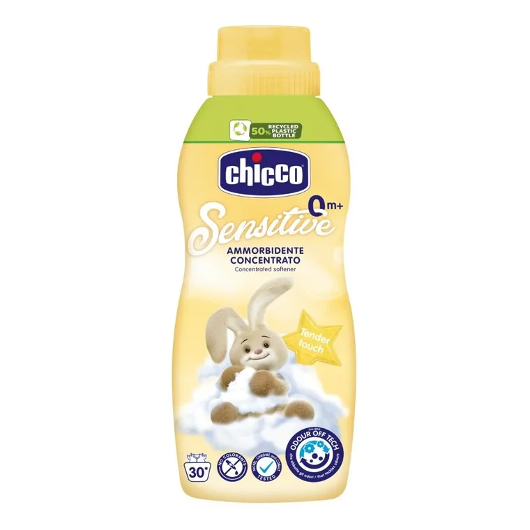 Chicco, Tender Touch, płyn do zmiękczania i płukania odzieży dziecięcej, 750 ml