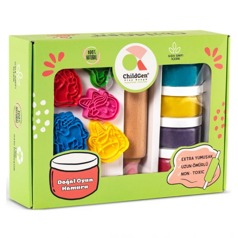 Childgen, Jednorożec, naturalna ciastolina, zestaw kreatywny