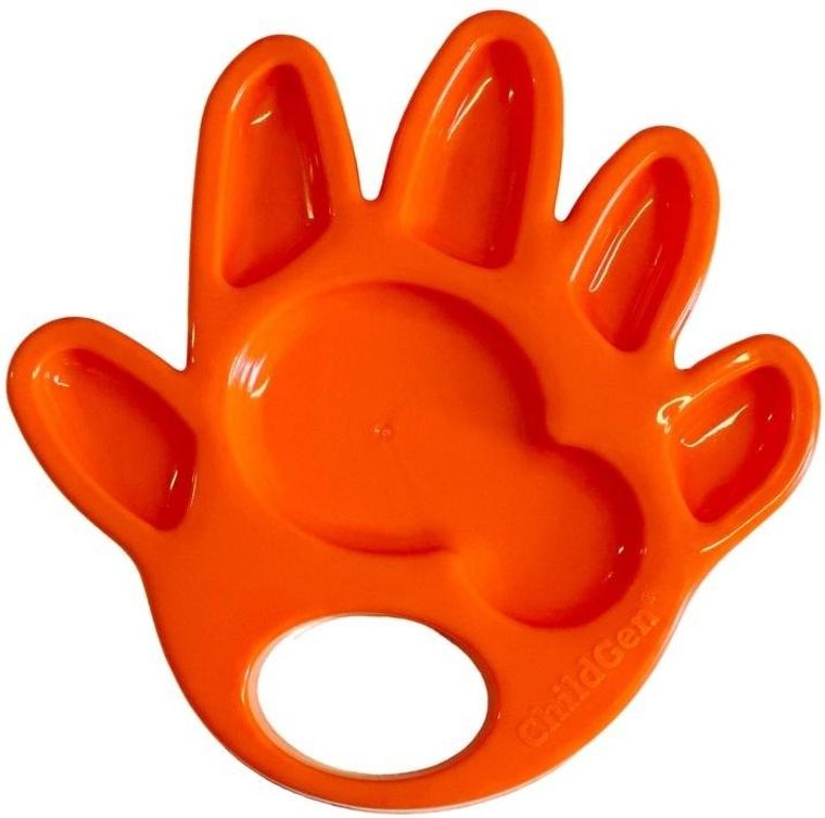 Childgen, paleta do malowania palcami w kształcie dłoni