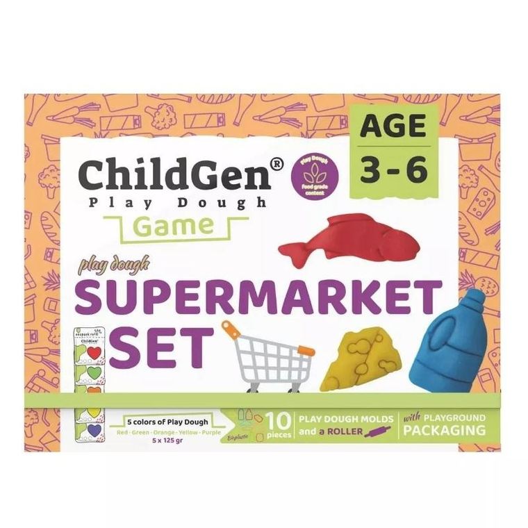 Childgen, Sklep, ciastolina naturalna, zestaw kreatywny