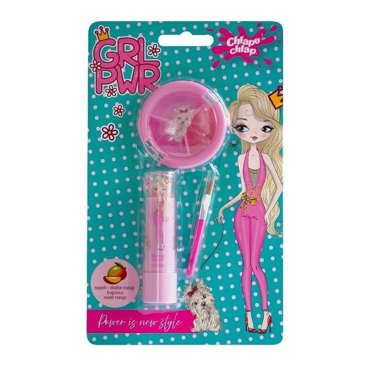 Chlapu Chlap, błyszczyk do ust, balsam, słodkie mango