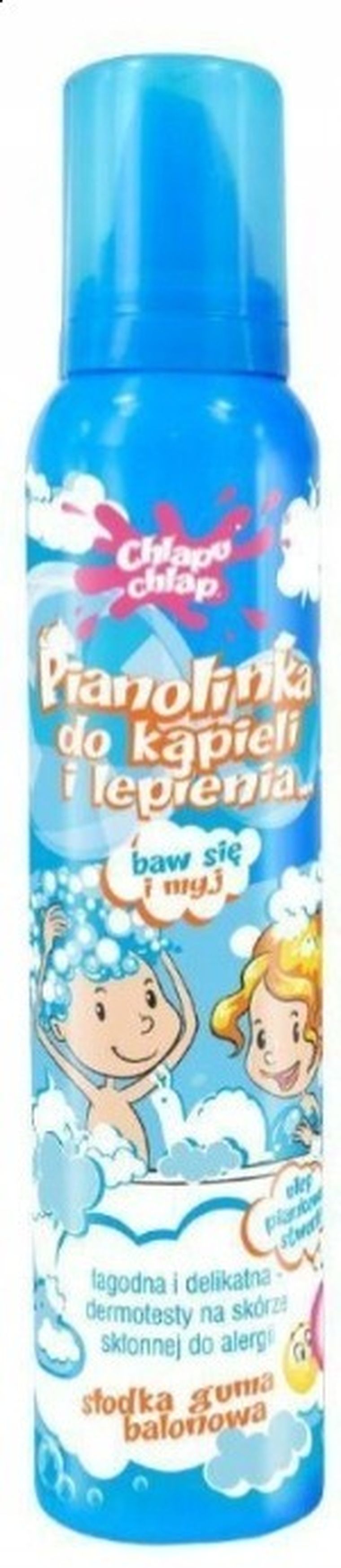 Chlapu Chlap, gigapianka do kąpieli i zabawy, słodka guma balonowa, 200 ml