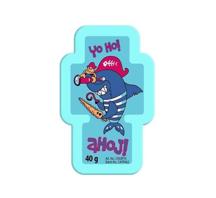 Chlapu Chlap, Kapitan rekin, zabawna pastylka do kąpieli, lody waniliowe, 40g