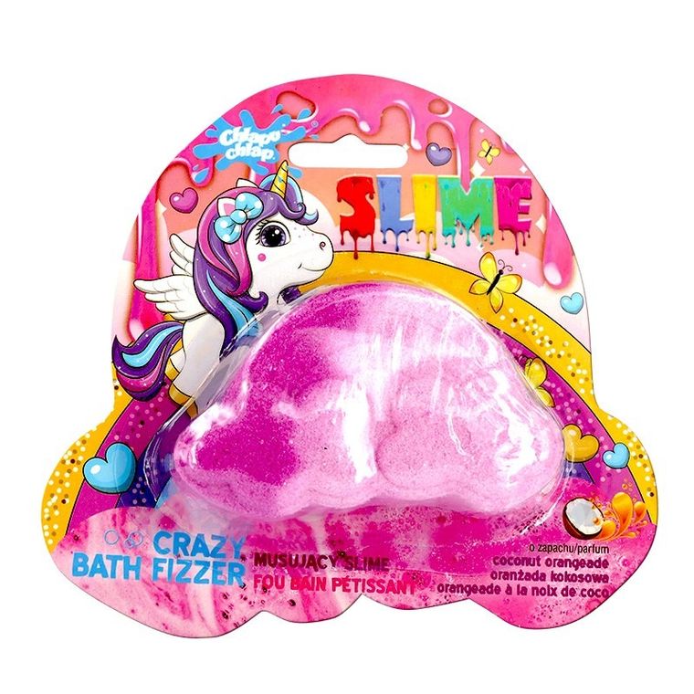 Chlapu Chlap, musujący slime do kąpieli chmurka - zapach oranżady, 1 szt.