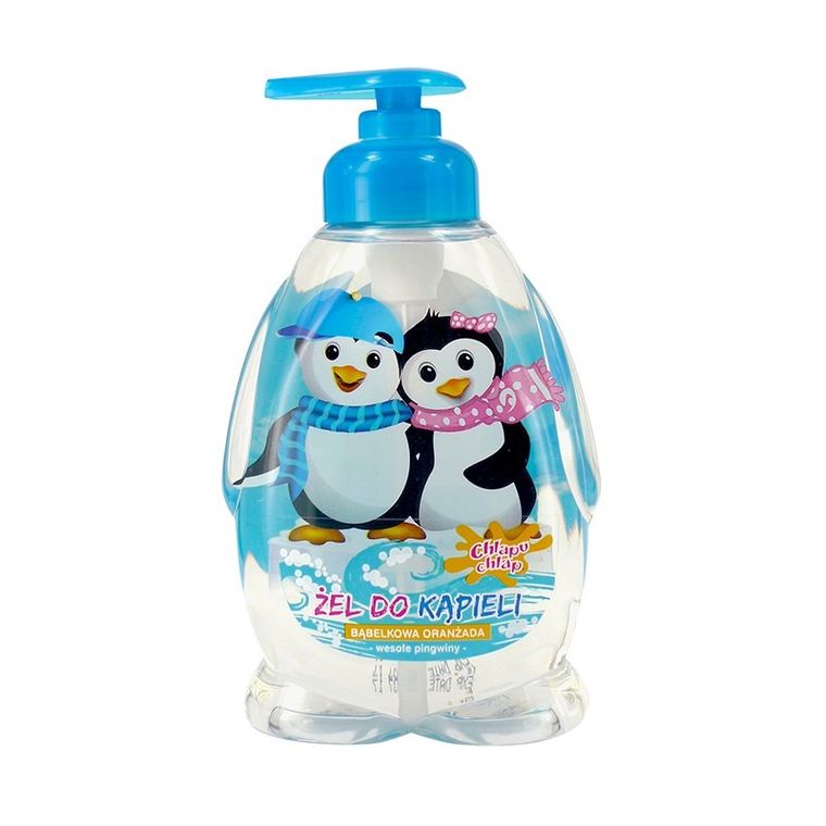 Chlapu Chlap, żel do kąpieli, bąbelkowa oranżada, 370 ml