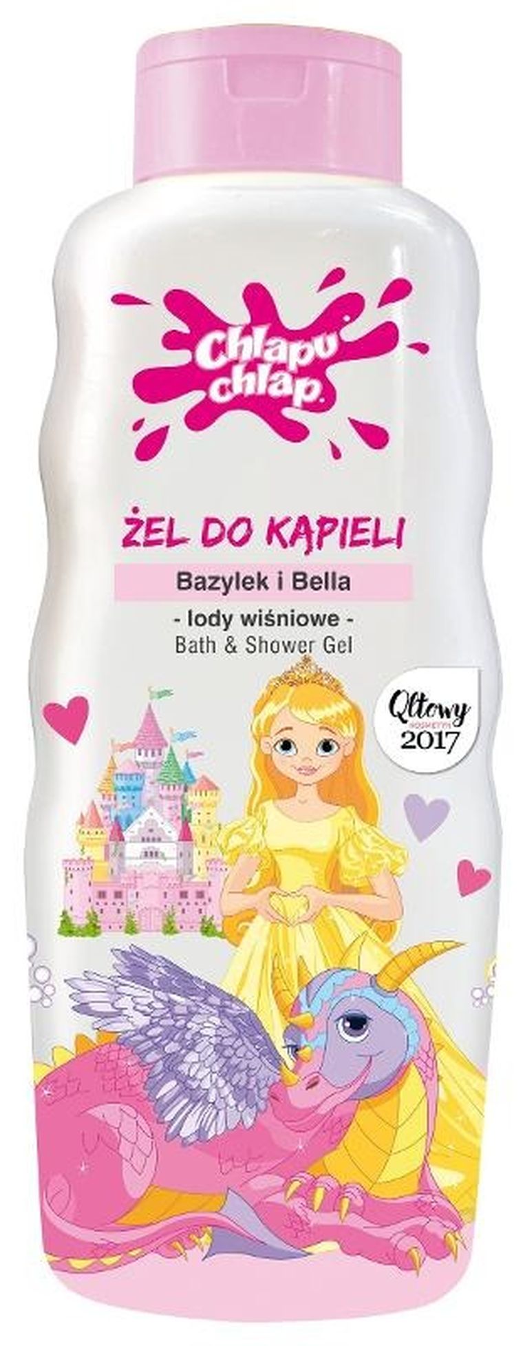Chlapu Chlap, żel do kąpieli, Bazylek i Bella, lody wiśniowe, 710 ml