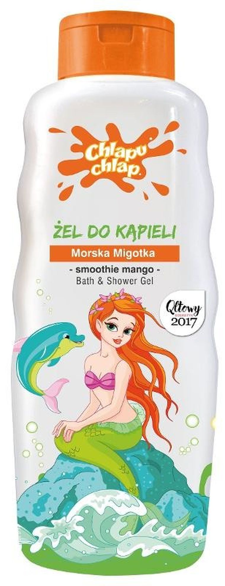 Chlapu Chlap, żel do kąpieli, Morska Migotka, smoothie mango, 710 ml