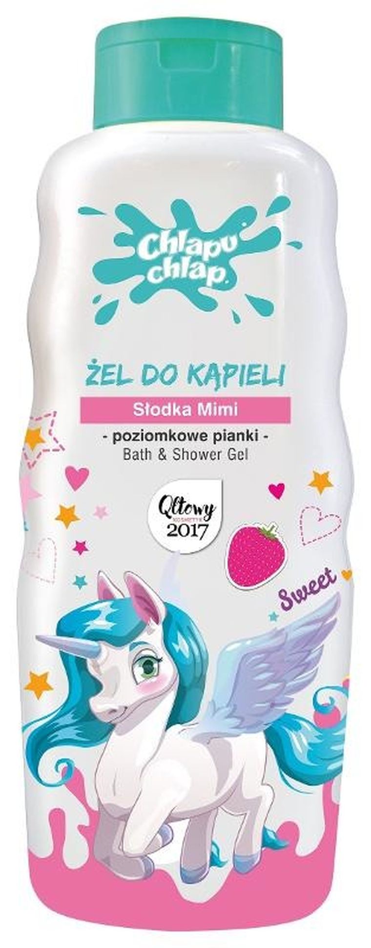 Chlapu Chlap, żel do kąpieli, Słodka Mimi, poziomkowe pianki, 710 ml