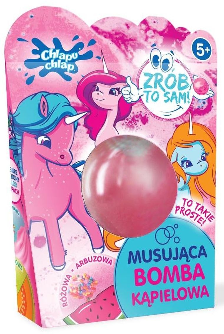 Chlapu Chlap, Zrób to sam, musująca bomba kąpielowa, arbuz