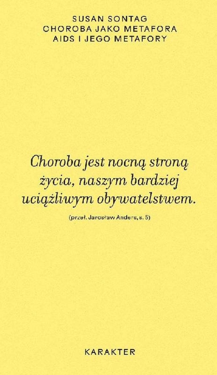 Choroba jako metafora. AIDS i jego metafory