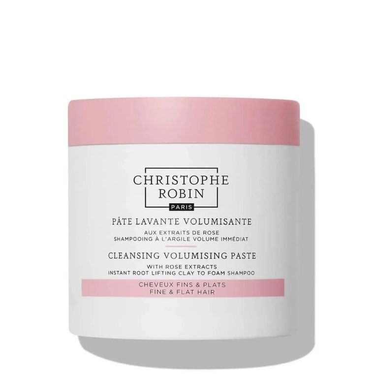 Christophe Robin, Cleansing Volumizing Paste With Rose Extracts, oczyszczający szampon w formie pasty unoszący włosy u nasady, 250 ml