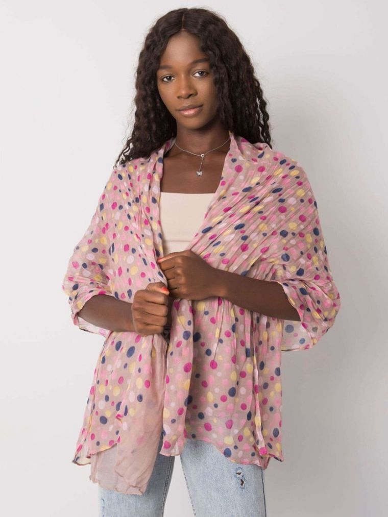 Chustka damska, beżowa, Factory Price