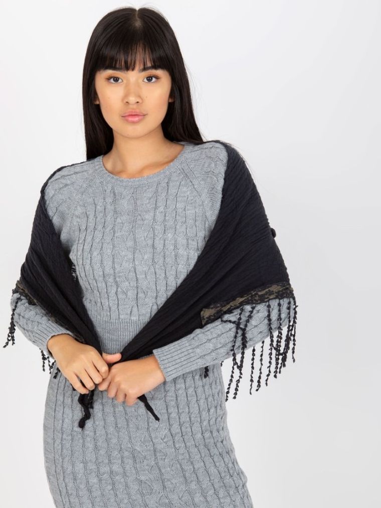 Chustka damska, granatowa, Factory Price