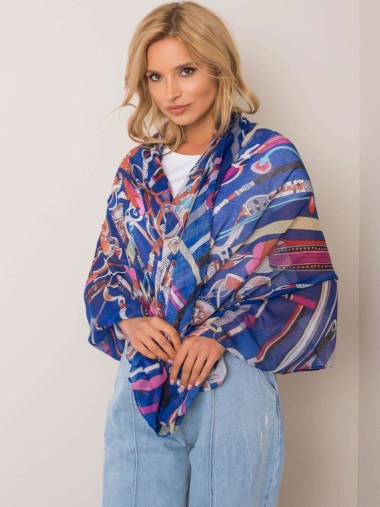 Chustka damska, niebieska, Factory Price