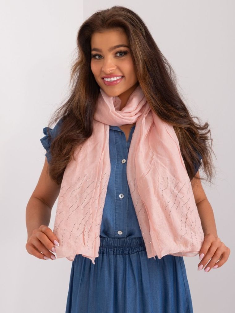 Chustka damska, różowa, Factory Price