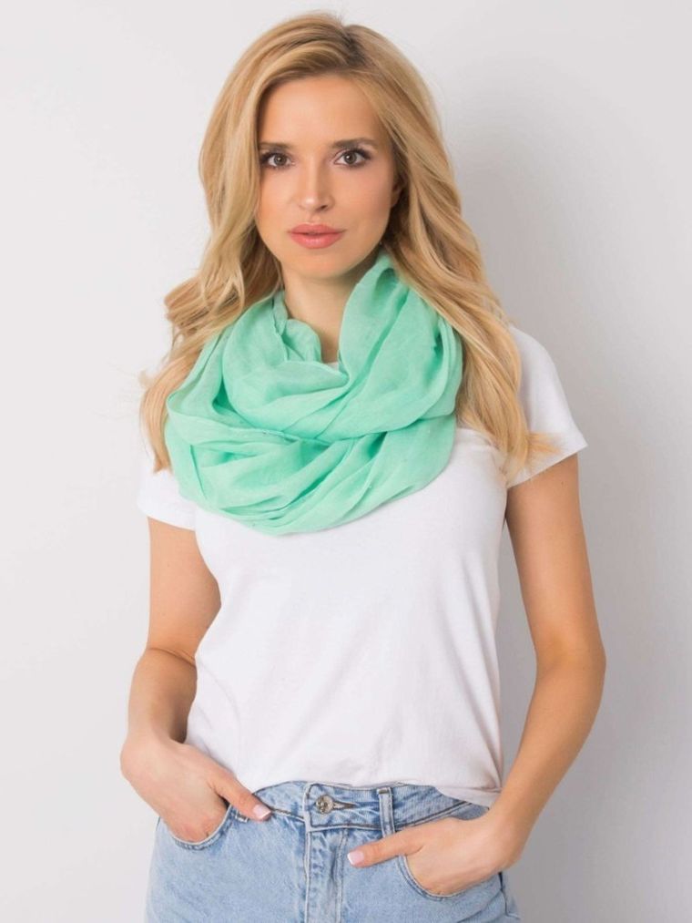 Chustka damska, turkusowa, Factory Price