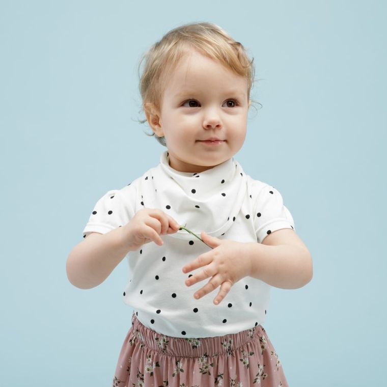 Chustka dziewczęca, ecru, Pinokio