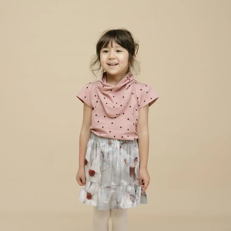 Chustka dziewczęca, różowa, Pinokio