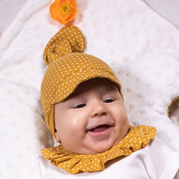 Chustka dziewczęca, żółta, Nicol