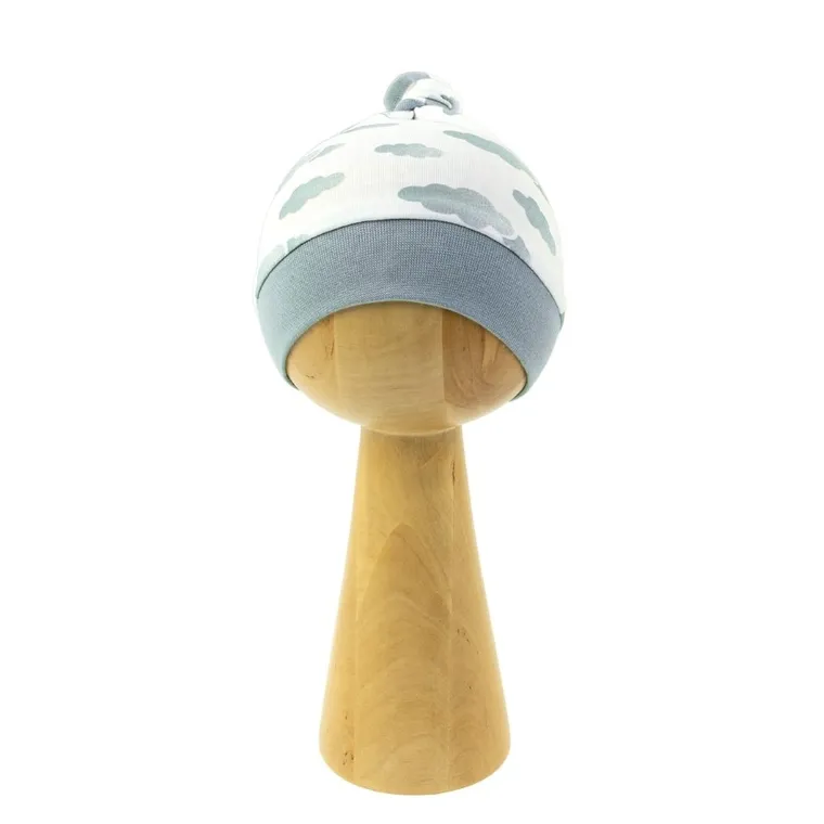 Chustka na głowę chłopięca, biało-niebieska, Nicol