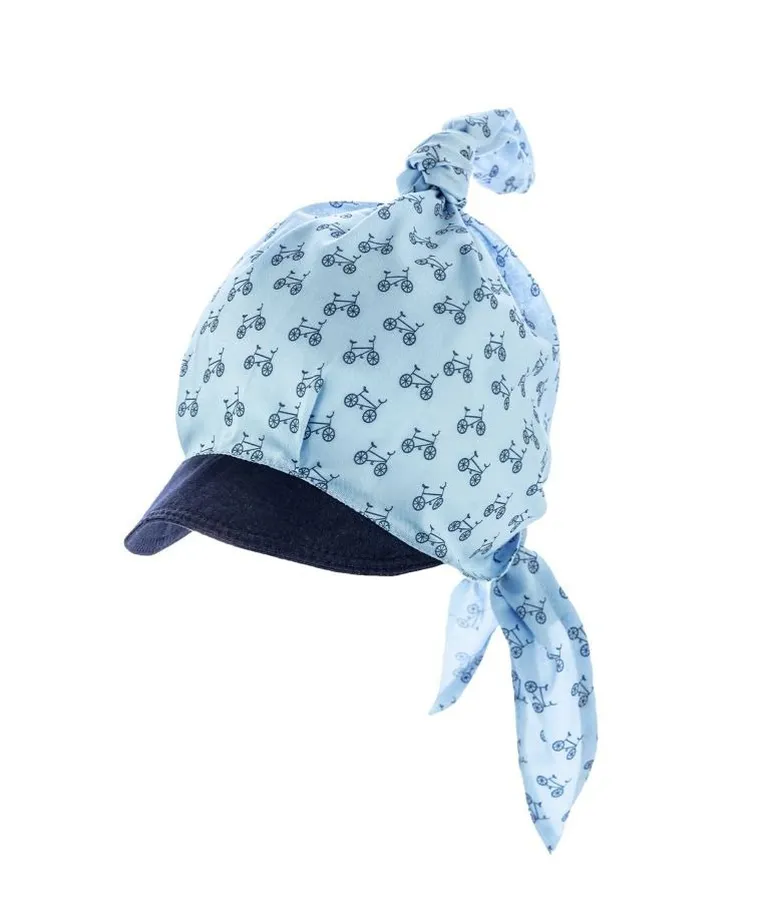 Chustka na głowę chłopięca, niebieska, Iltom