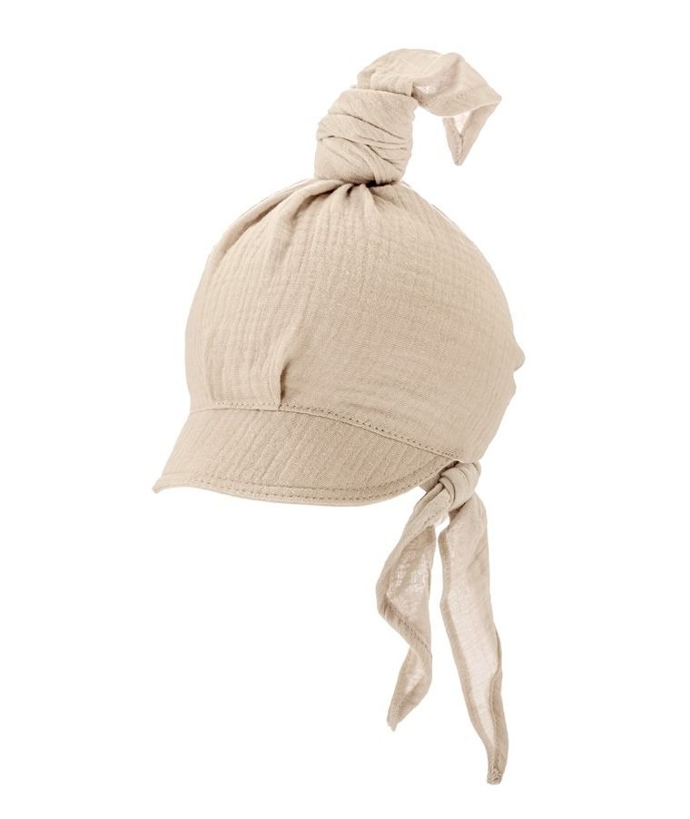 Chustka na głowę dziecięca, beżowa, Iltom