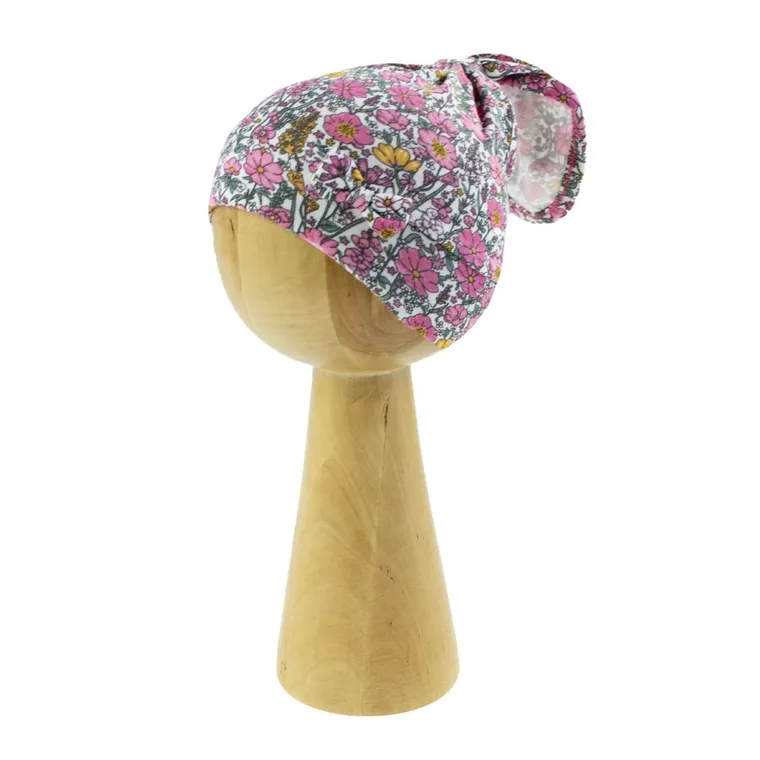 Chustka na głowę dziewczęca, różowa, Nicol