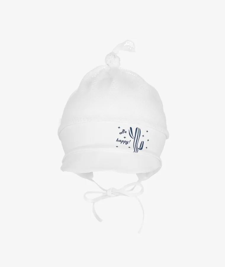 Chustka na głowę dziewczęca, wiązana, biała, Iltom