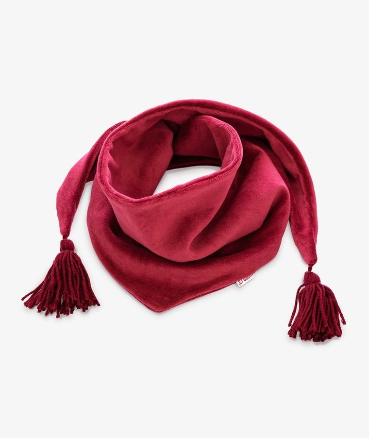 Chustka niemowlęca, bordowa, Iltom