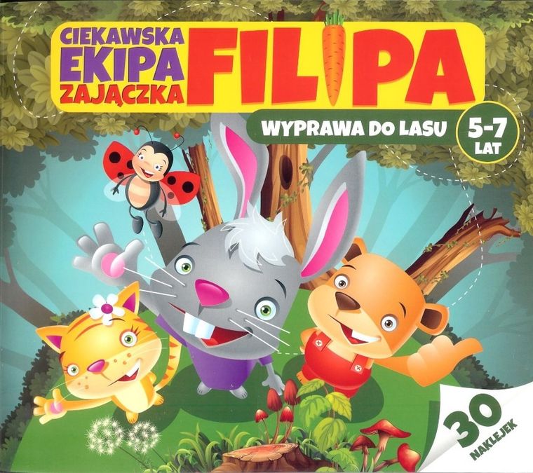 Ciekawska ekipa zajączka Filipa. 5-7 lat