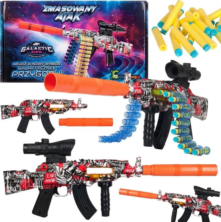Ciuciubabka, Galactic Blasters, Zmasowany Atak, elektryczny pistolet na strzałki piankowe